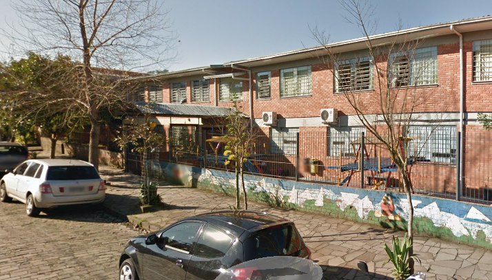 Tiros ocorreram em frente à Escola Municipal Luciano Corsetti (Imagem: Google Maps)