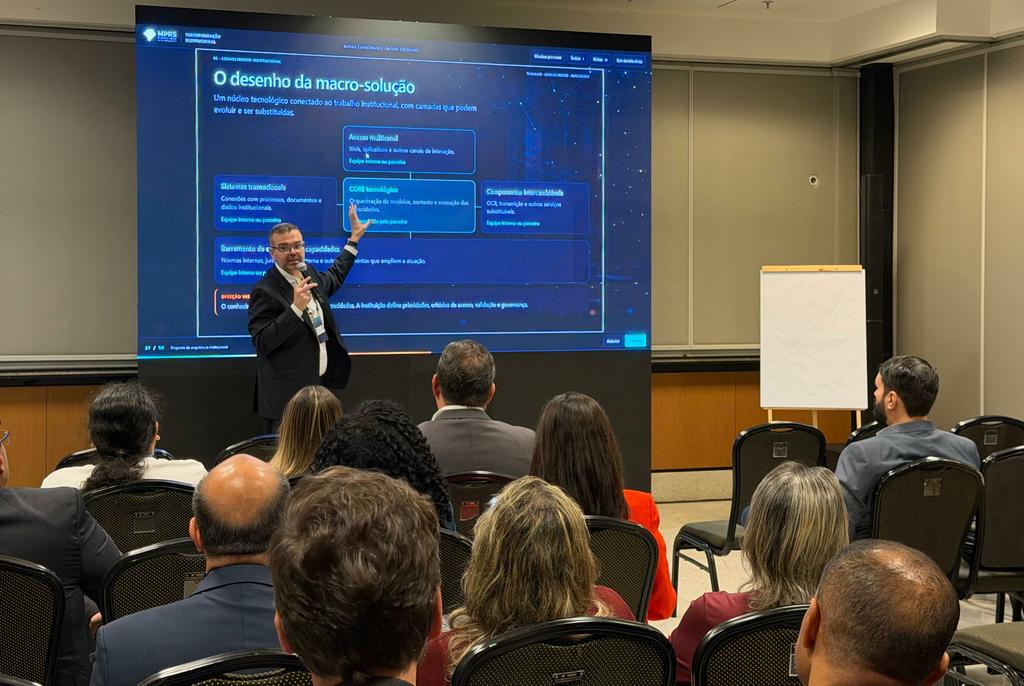 Inovação institucional: MPRS participa do primeiro dia do Expojud 2026