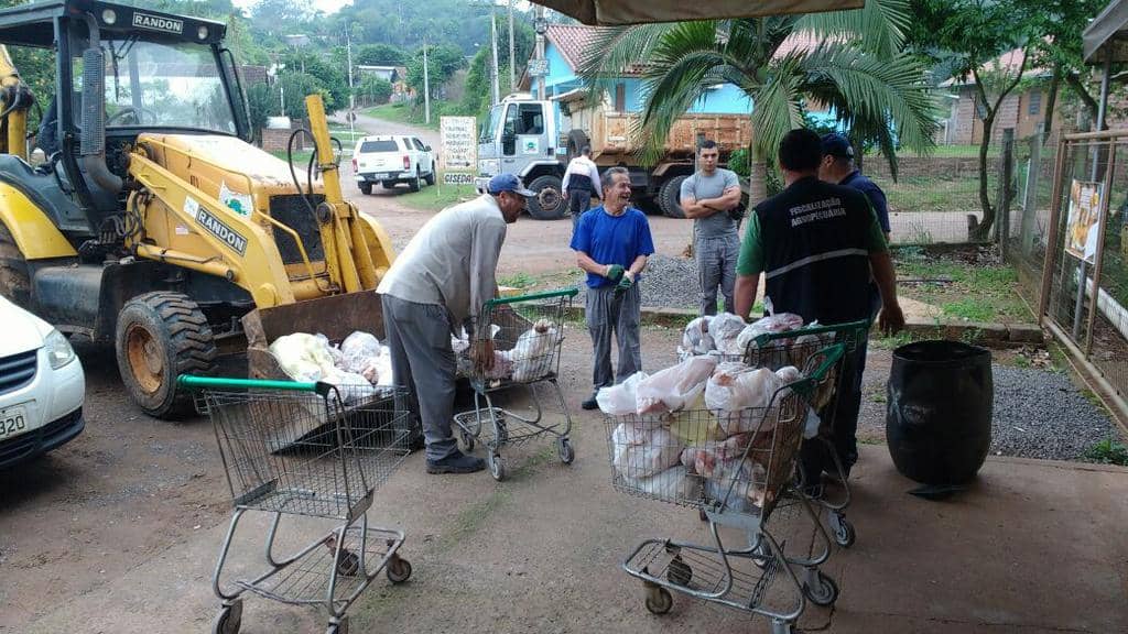 Produtos recolhidos pelos fiscais 