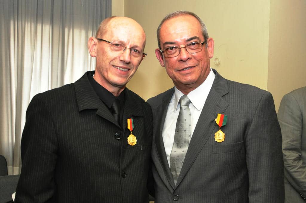 Procuradores de Justiça homenageados: Gilberto Thums e Marcelo Ribeiro
