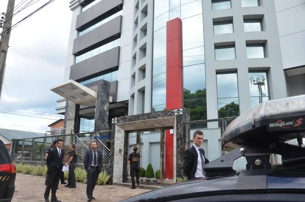 A operação em Passo Fundo...