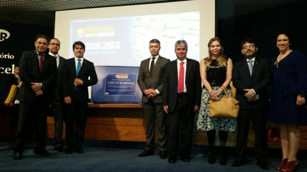 Dornelles com demais membros do CNPG em evento na sede Procuradoria-Geral da República