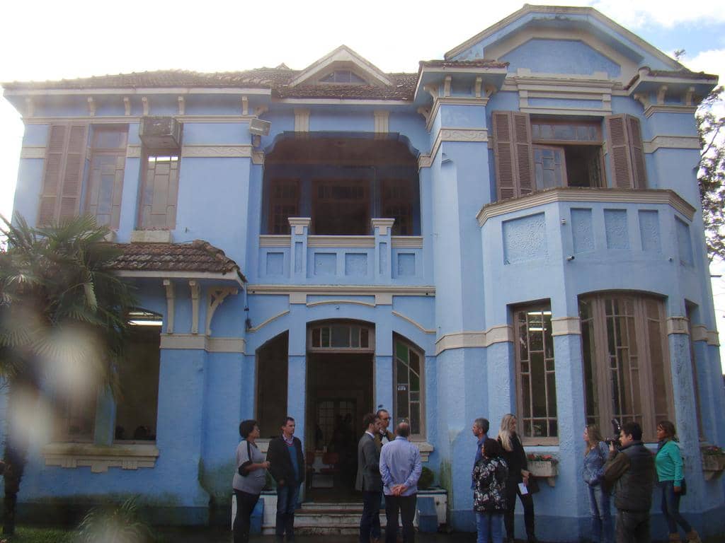 Promotor Brandalise visitou a Casa Azul e...