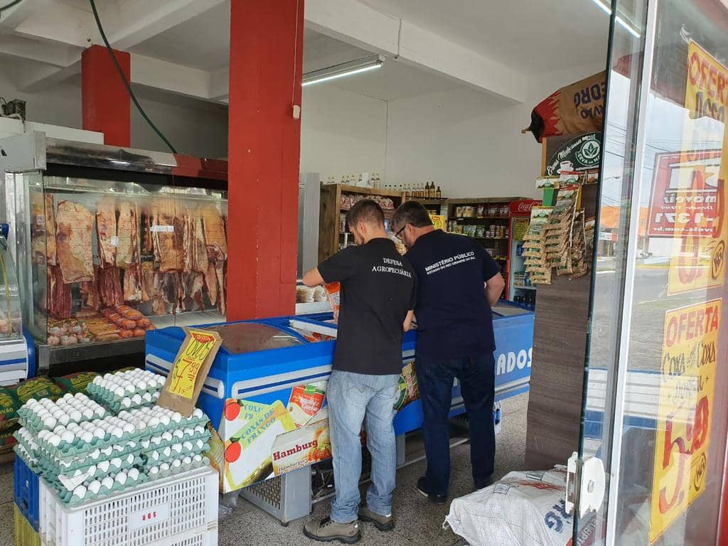 Em quatro operações, xxx toneladas de alimentos foram apreendidas no Litoral Norte 