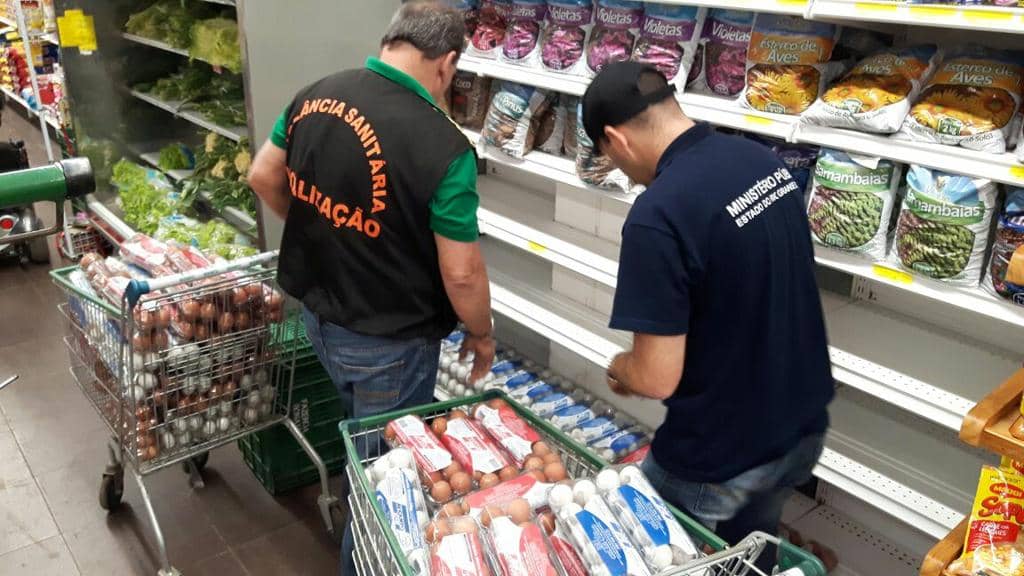 Agentes da Força-tarefa do Programa Segurança Alimentar em ação