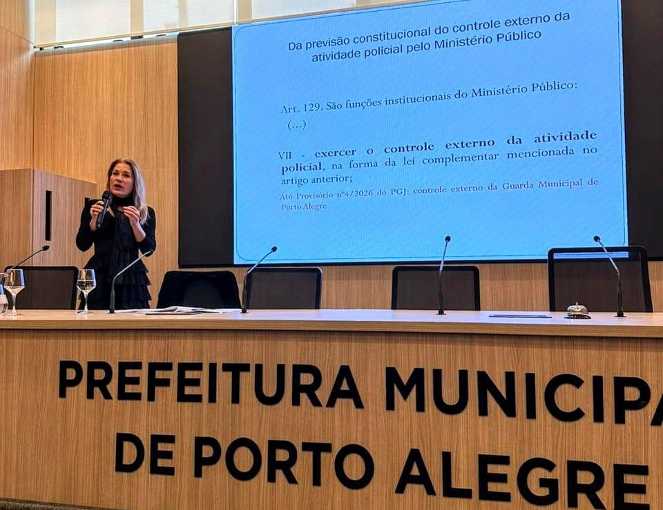 Porto Alegre: MPRS participa de curso de formação da Guarda Civil Metropolitana