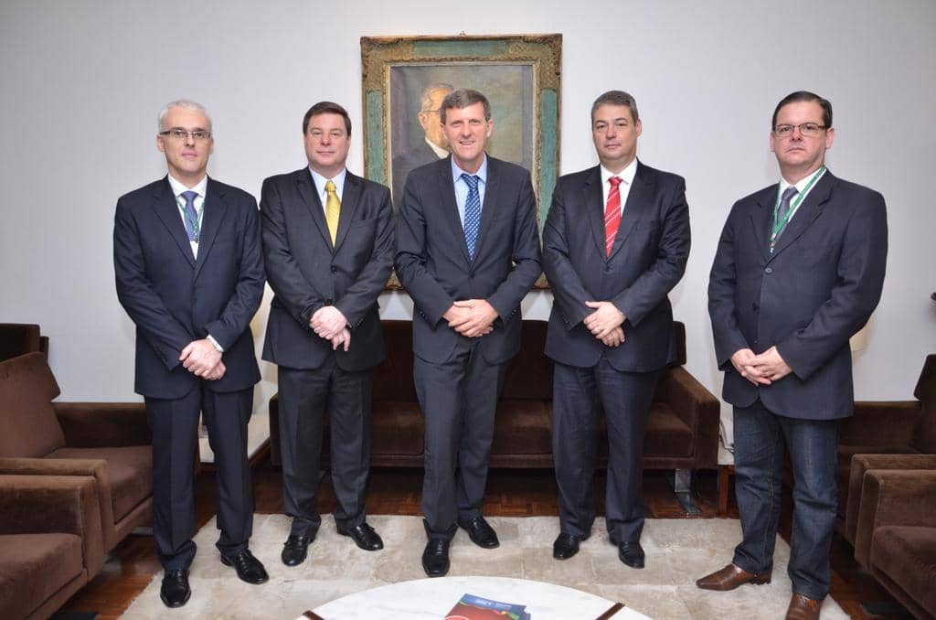 Deputado Sossella com Membros da Administração Superior do MP/RS...