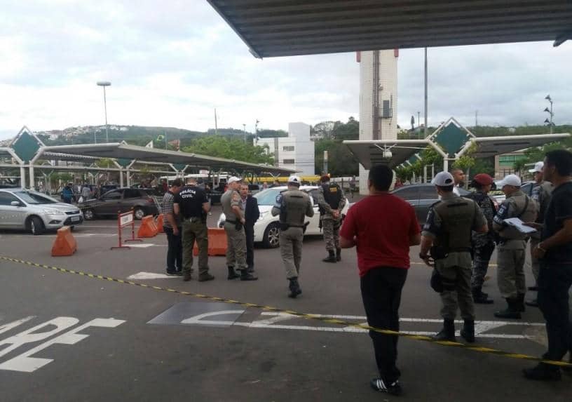 O homicídio ocorreu no estacionamento do supermercado