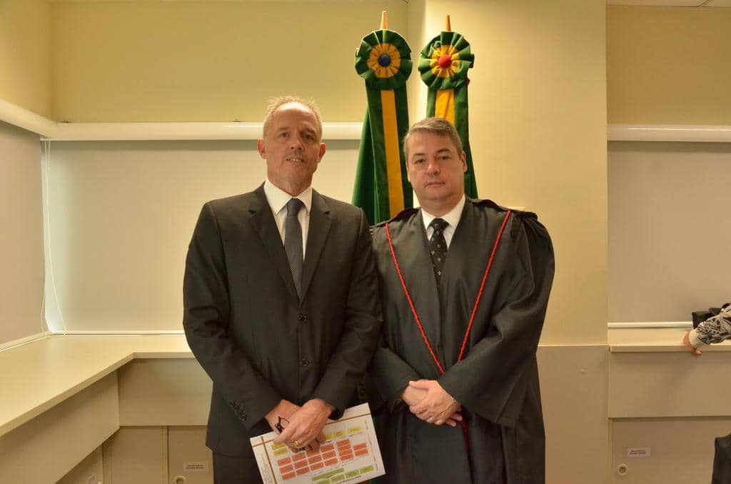 Gilmar Bortolotto e o Procurador-Geral de Justiça