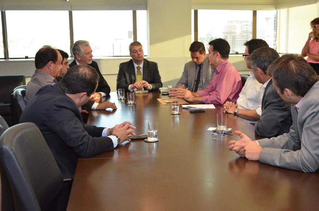 A reunião na sede do MP