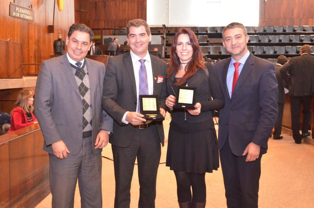Marcelo Dornelles, David Medina, Rubia Abs e Edegar Pretto