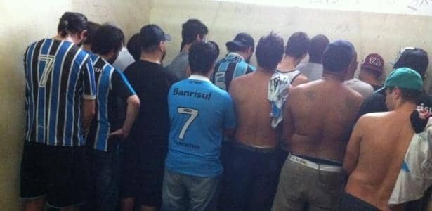 Torcedores foram detidos após conflitos