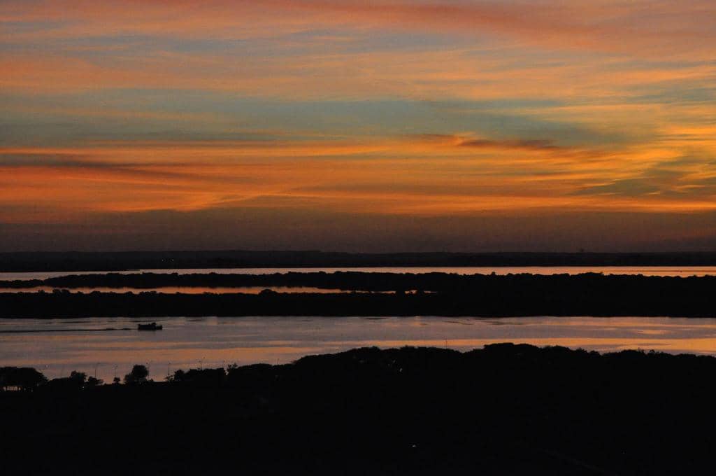 Fim de tarde no Lago Guaíba