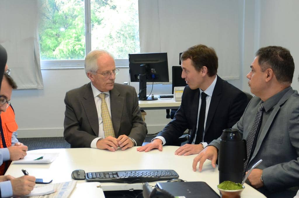 Reunião do PGJ e subprocurador com o vice-governador...