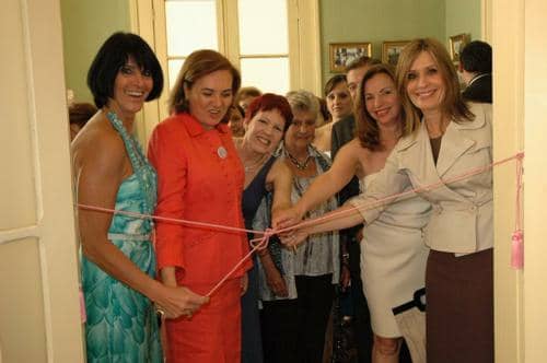 Momento da inauguração da sala