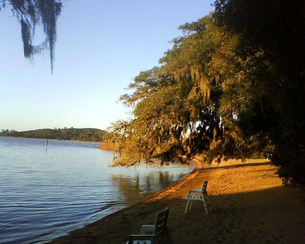 Imagem da Ilha do Chico Manoel, em Porto Alegre