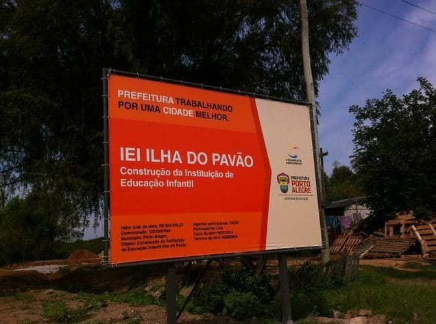 Obras da escola foram iniciadas em janeiro deste ano