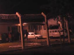 Incêndio no albergue de Caxias
