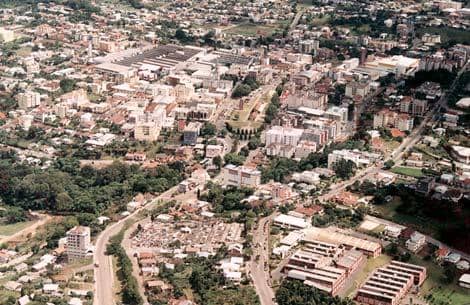 Imagem aérea da comarca do Rio Grande