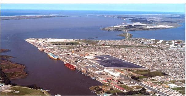 Vista da cidade do Rio Grande