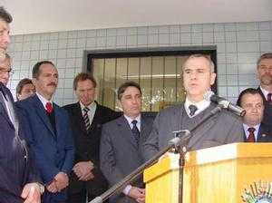 A solenidade de inauguração da sede de São Borja