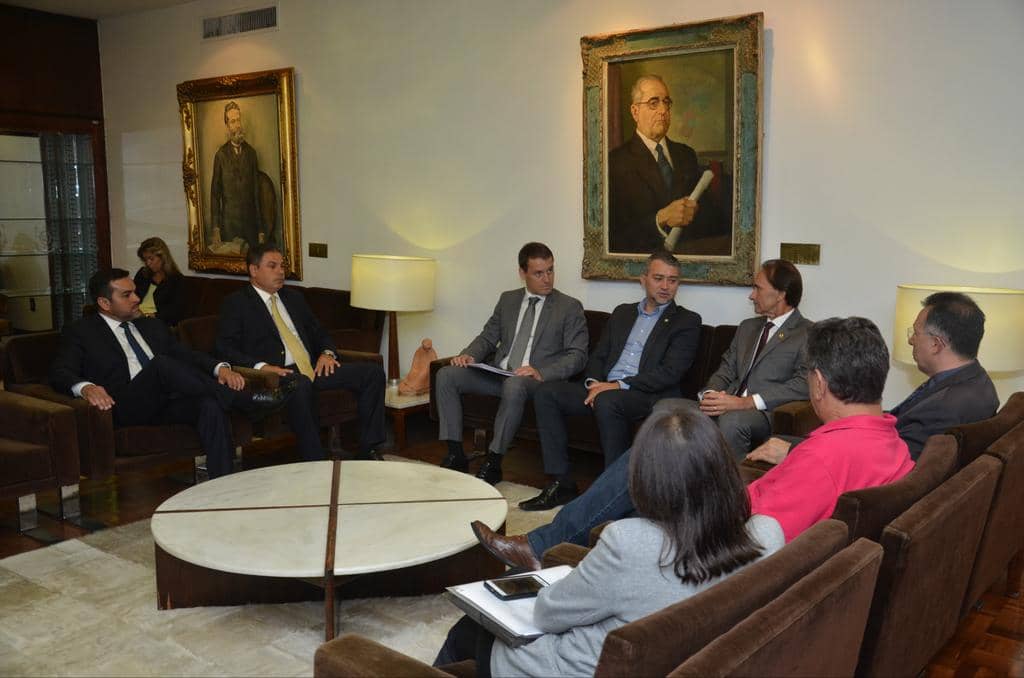 Visita ao presidente da AL e deputados da Mesa Diretora que encerram mandato nesta quinta-feira