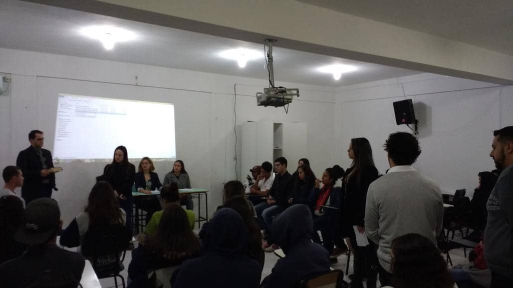 Atividade ocorrida em escola de Torres