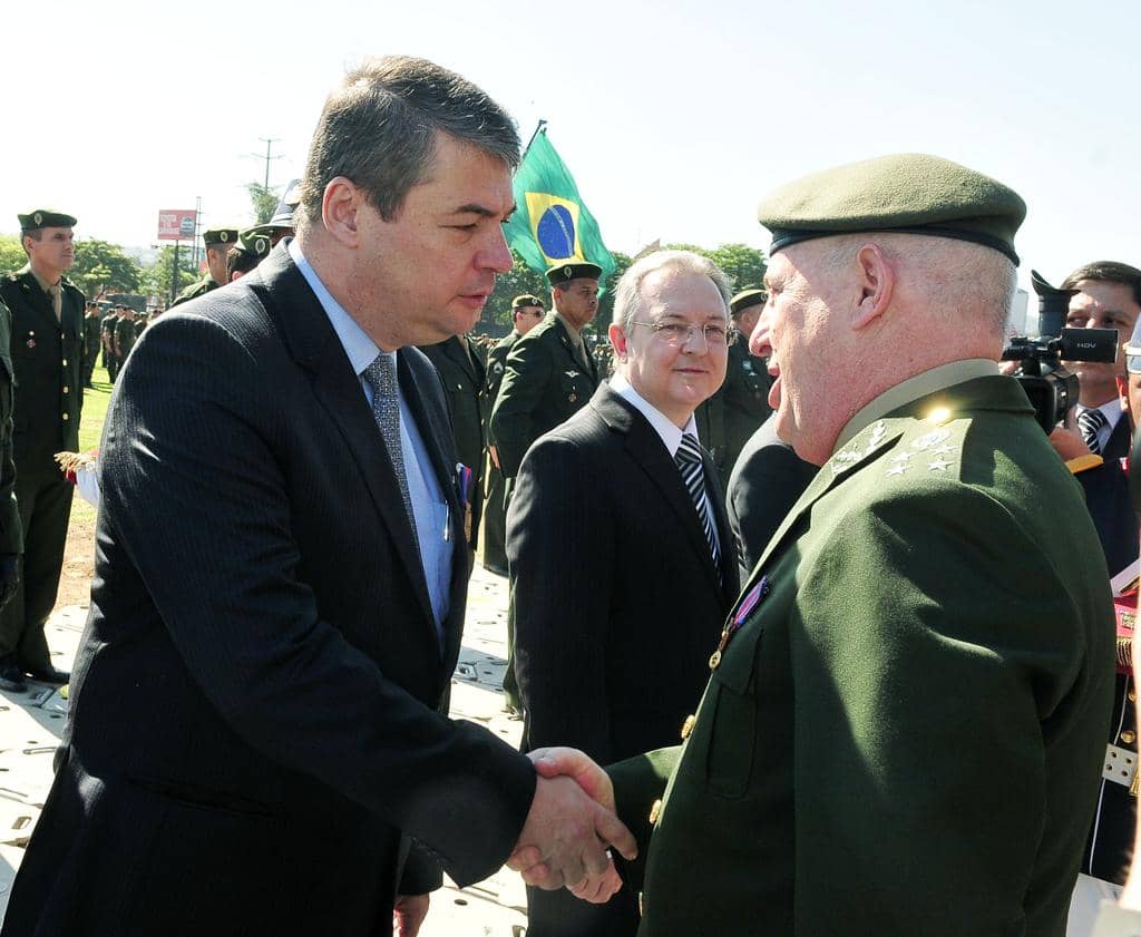 PGJ recebeu a homenagem do Comandante do Comando Militar do Sul, General Carlos Bolivar Goellner