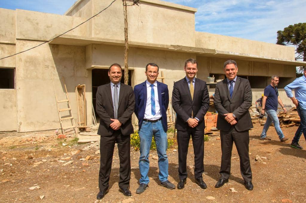 Membros do MP visitaram as obras do novo lar para idosos da Associação Beneficente Santa Isabel