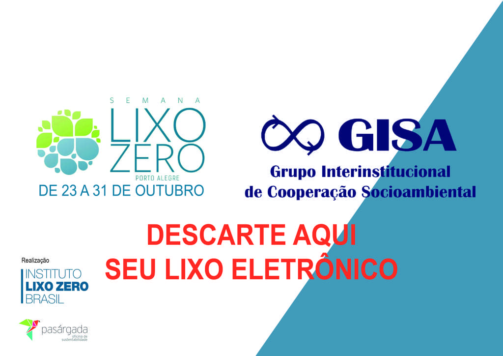 Locais de descarte estarão identificados com adesivos como este