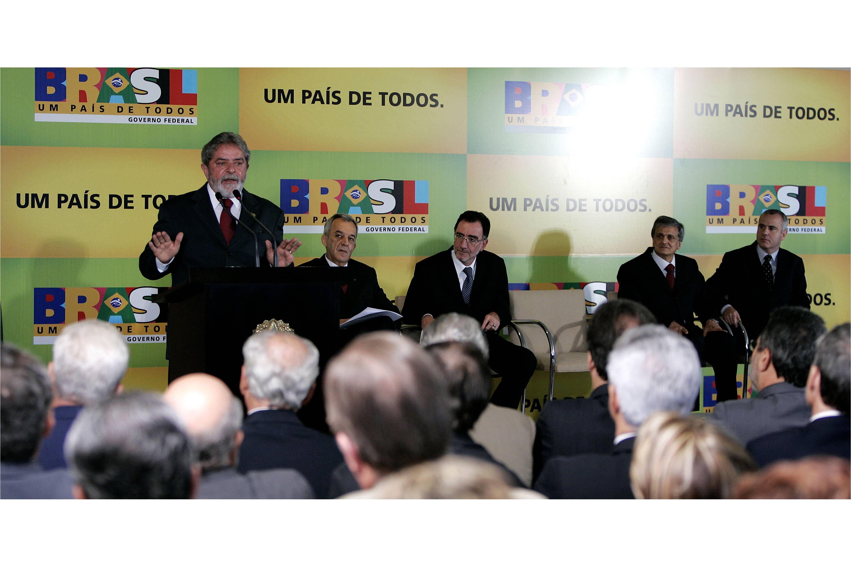 Foto: Ricardo Stuckert - À direita: Roberto Bandeira Pereira, durante a solenidade