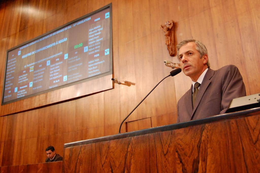 Procurador-Geral durante seu discurso