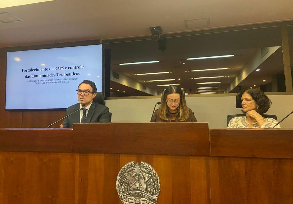 MPRS participa de evento sobre fortalecimento da Rede de Atenção Psicossocial em Minas Gerais