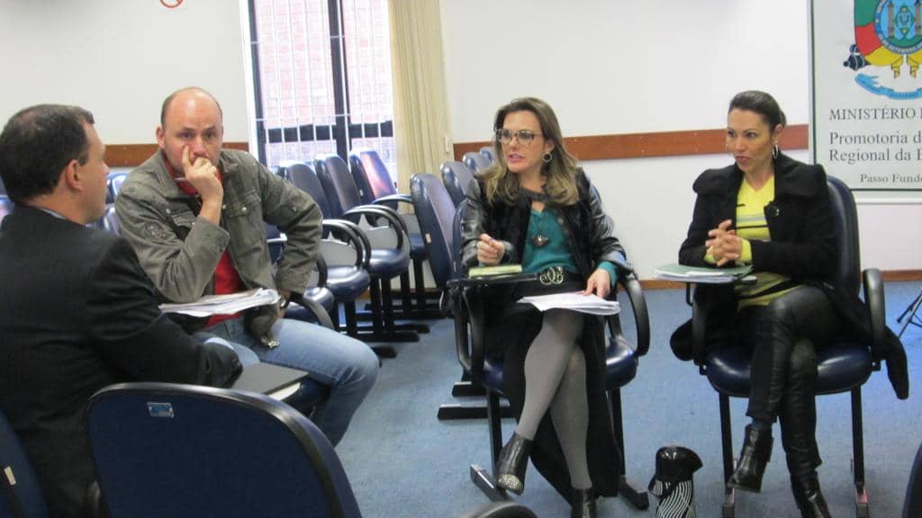 Reunião foi realizada na sede do MP em Passo Fundo