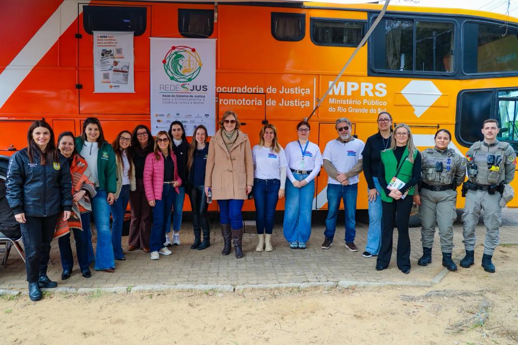 MPRS e parceiros da REDESJUS levam atendimento sobre violência de gênero à Ilha da Pintada