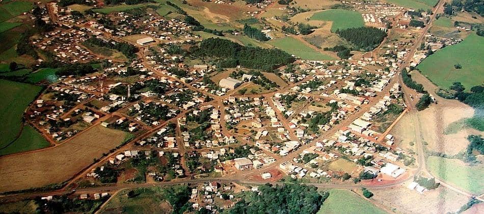 Visão área do município de Trindade do Sul Foto: Câmara de Vereadores