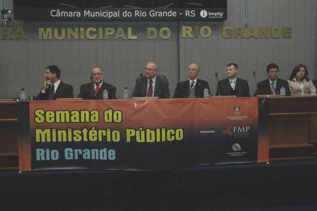 VII Semana do MP de Rio Grande teve início na noite desta terça-feira