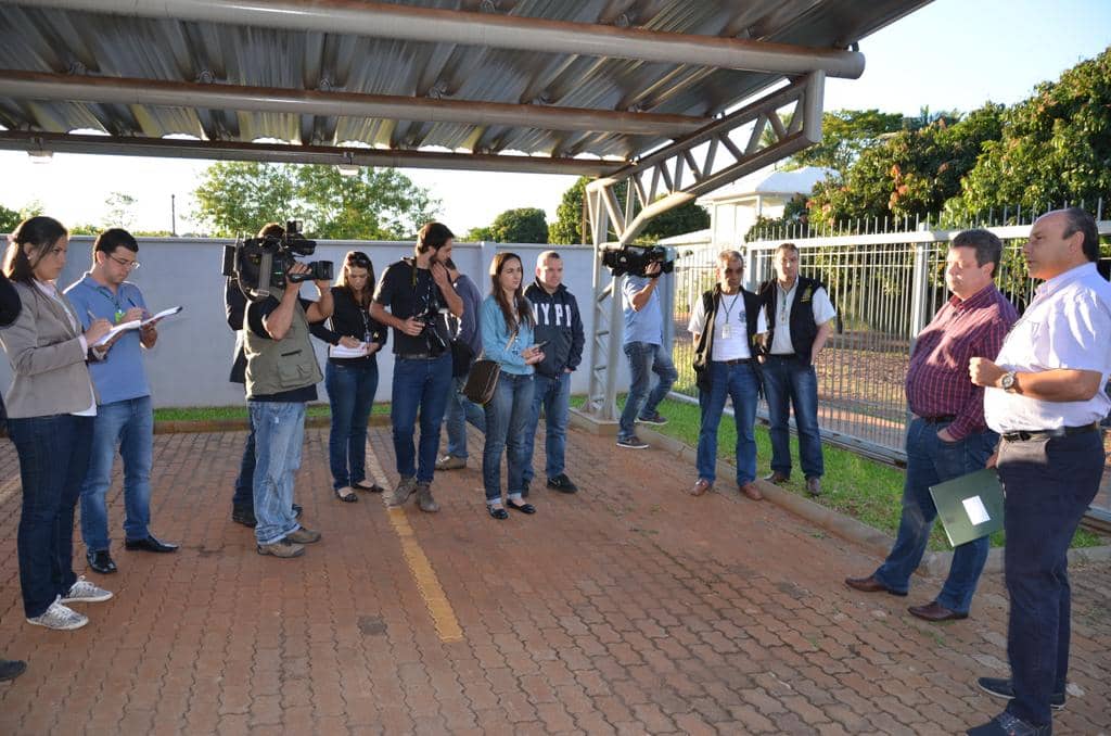 Promotores de Justiça Mauro Rockenbach e Alcindo Luz Bastos explicaram operação para a imprensa