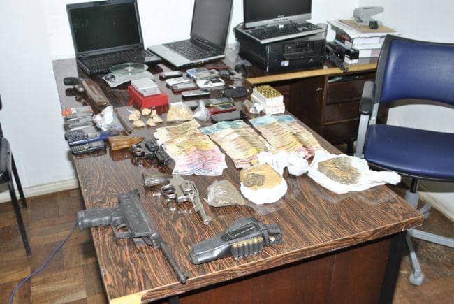 Apreensões ocorridas durante as investigações
