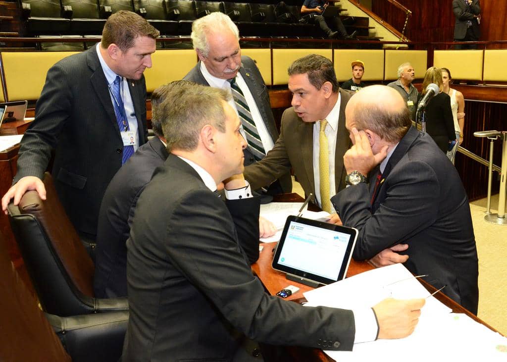 Procurador-Geral de Justiça com deputados da bancada do PDT