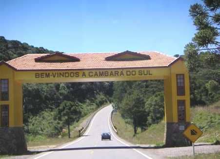 Pórtico de entrada de Cambará do Sul