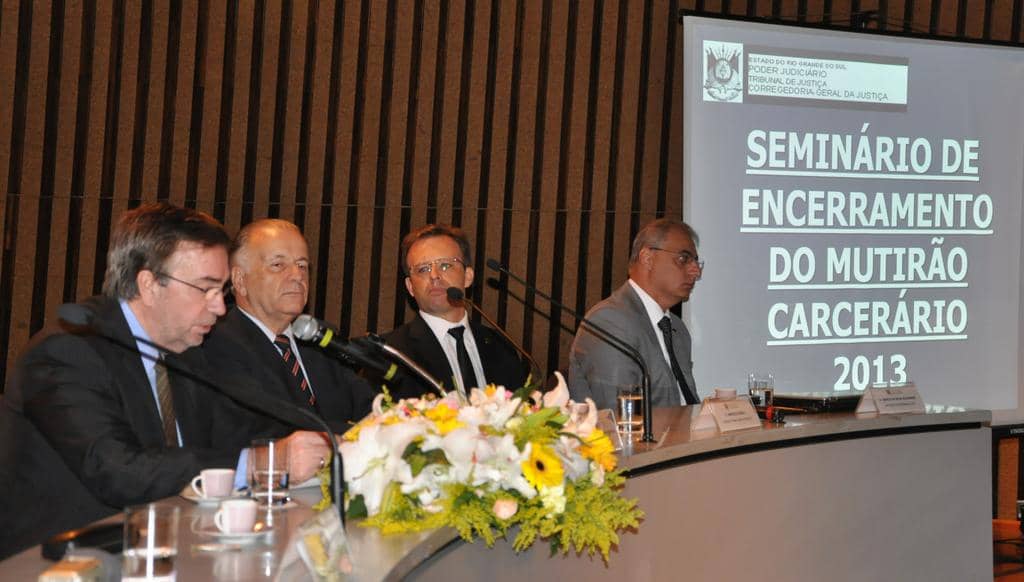 Desembargador Orlando Heemann Júnior apresentou o balanço final do Mutirão Carcerário ...