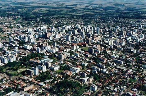 Vista aérea de Passo Fundo
