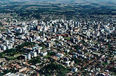 Vista aérea de Passo Fundo