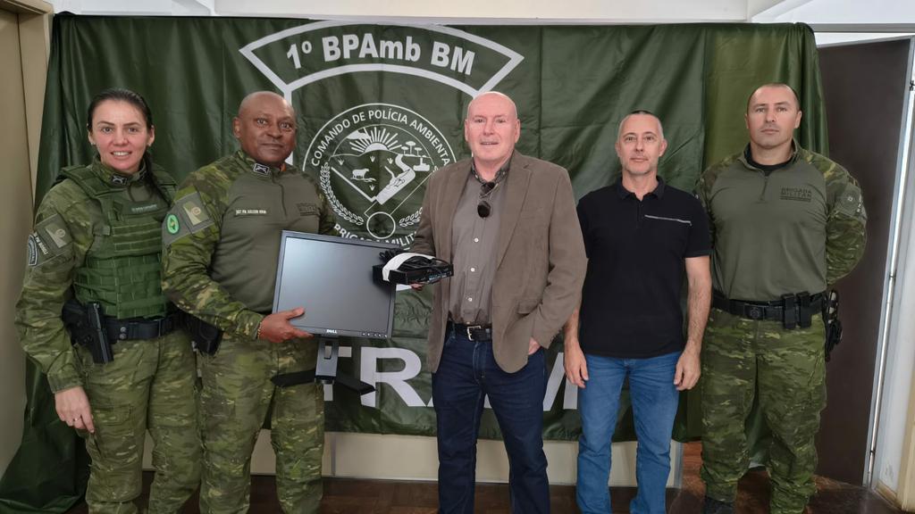 MPRS entrega equipamentos à PATRAM e acompanha projeto para nova sede operacional em Estrela