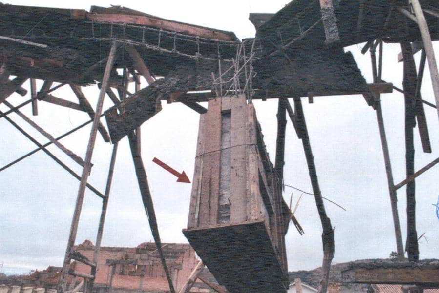 Fotos dos laudos anexos ao processo