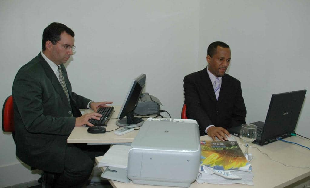 O início dos trabalhos do JECrim no Estádio Beira-Rio, em 2008
