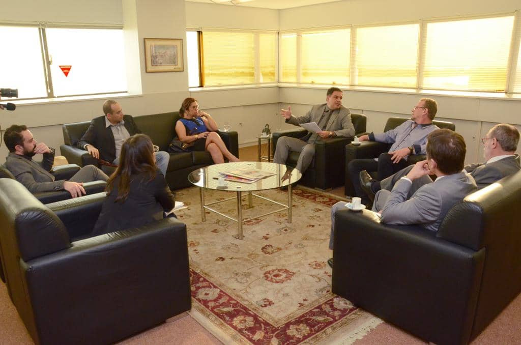 Encontro ocorreu no gabinete do PGJ