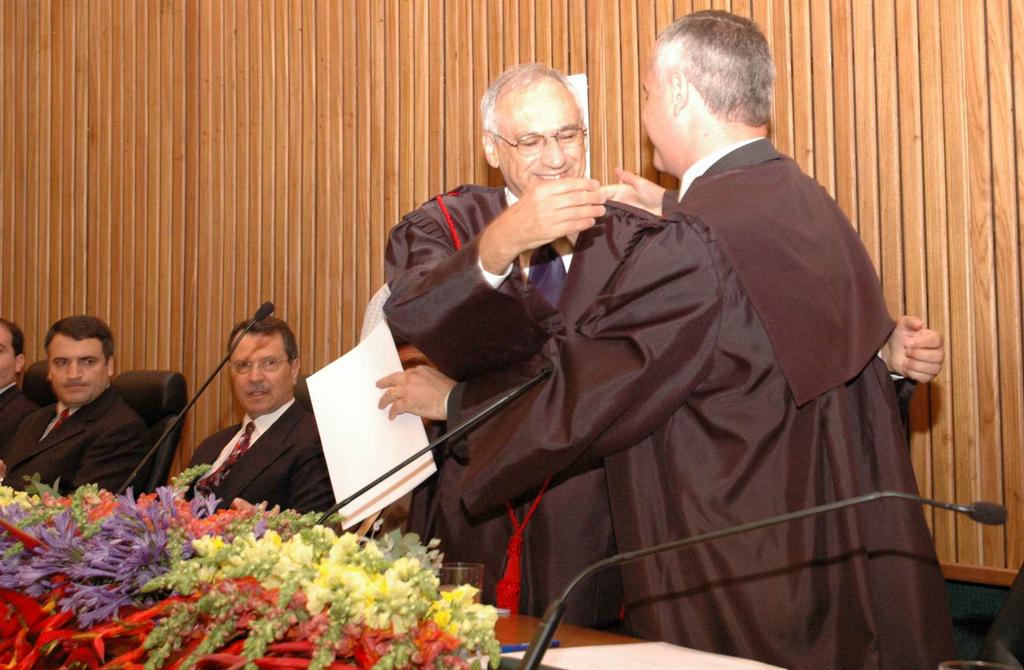 Lisbôa recebe os cumprimentos do Procurador-Geral