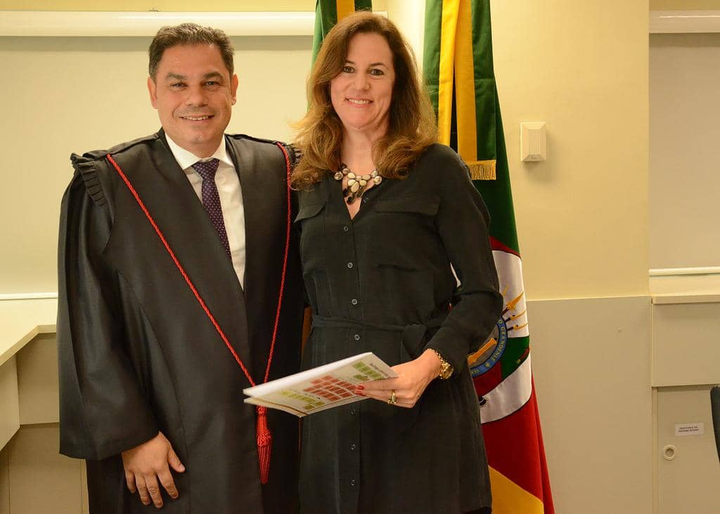 Christianne Pilla Caminha e o Procurador-Geral de Justiça